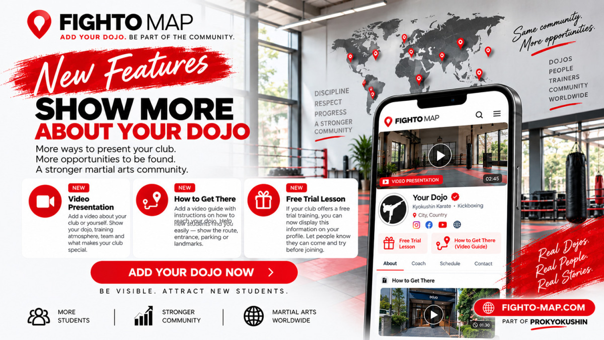 New FIGHTO MAP Features — Video Profiles, Route Guides &amp; Free Trial Lessons